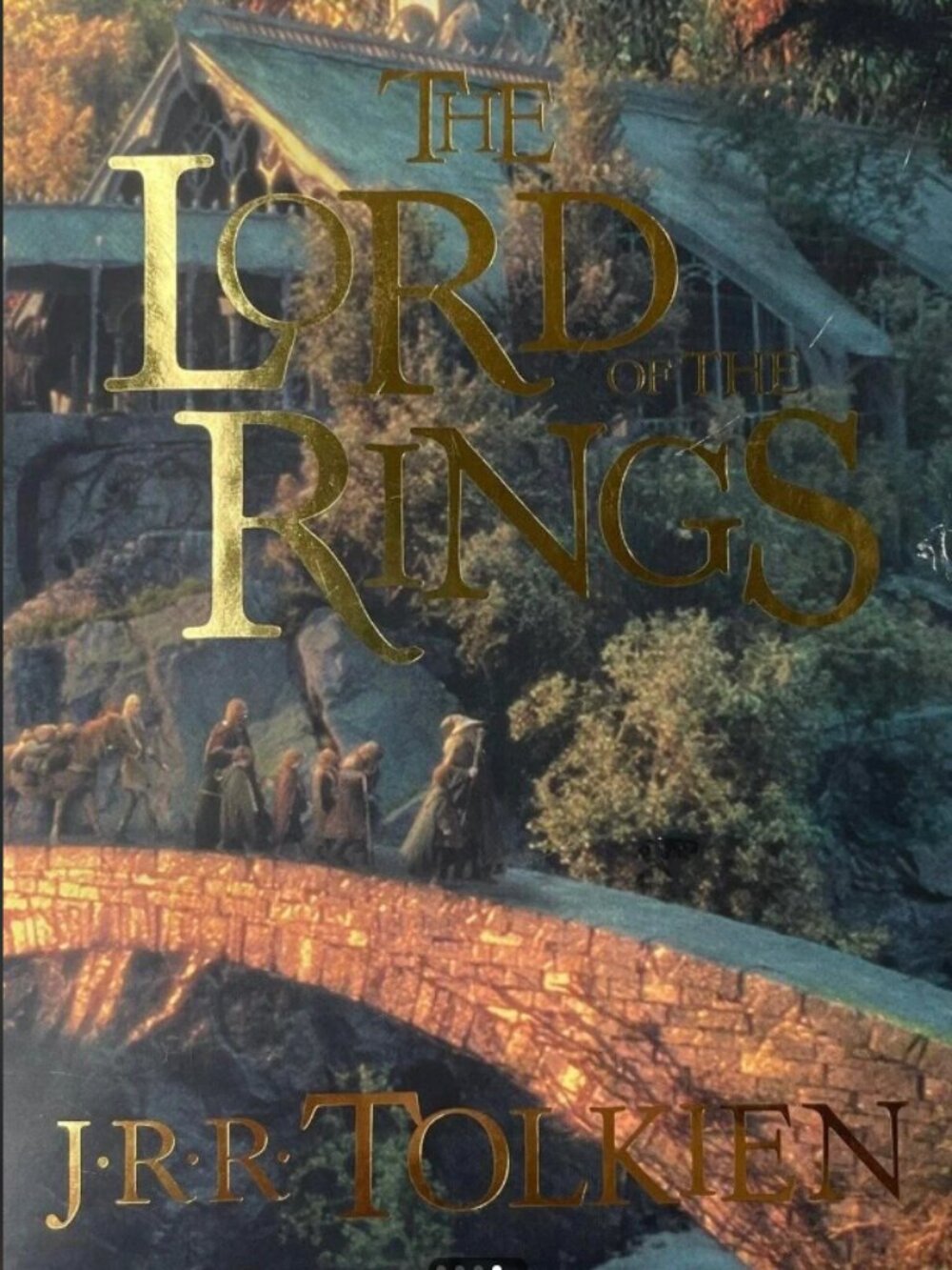 J.R.R. Tolkien Lord of the Rings Boxed Set 2002 Movie Edition Cover Art Books